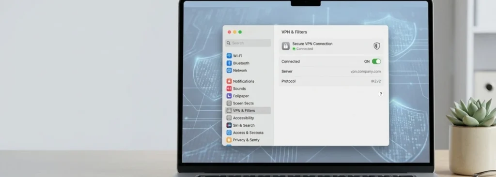 Turn On VPN on Mac